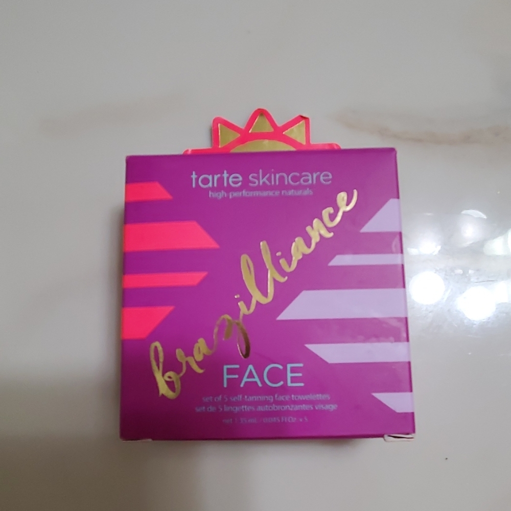 Tarte brazilliance face self tanning towels